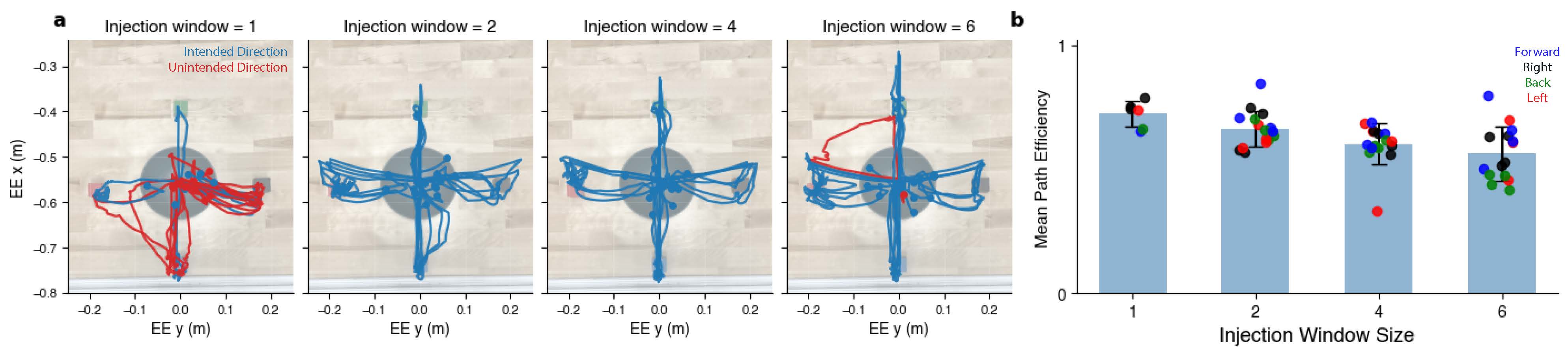 Injection window experiment results